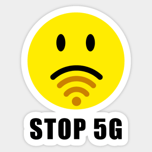 Stop 5g networks Sticker